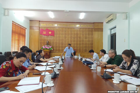 Huyện ủy Phong Thổ tổ chức giao ban khối Đảng, Đoàn thể quý I/2023