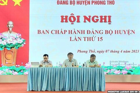Đảng bộ 789bet sòng bài trực tuyến
 tổ chức Hội nghị Ban chấp hành Đảng bộ huyện lần thứ 15
