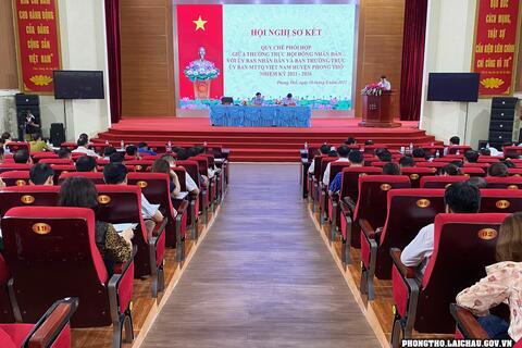 Hội nghị sơ kết quy chế phối hợp giữa Thường trực HĐND với UBND và Thường trực Ủy ban MTTQ Việt Nam 789bet sòng bài trực tuyến
 nhiệm kỳ 2021-2026
